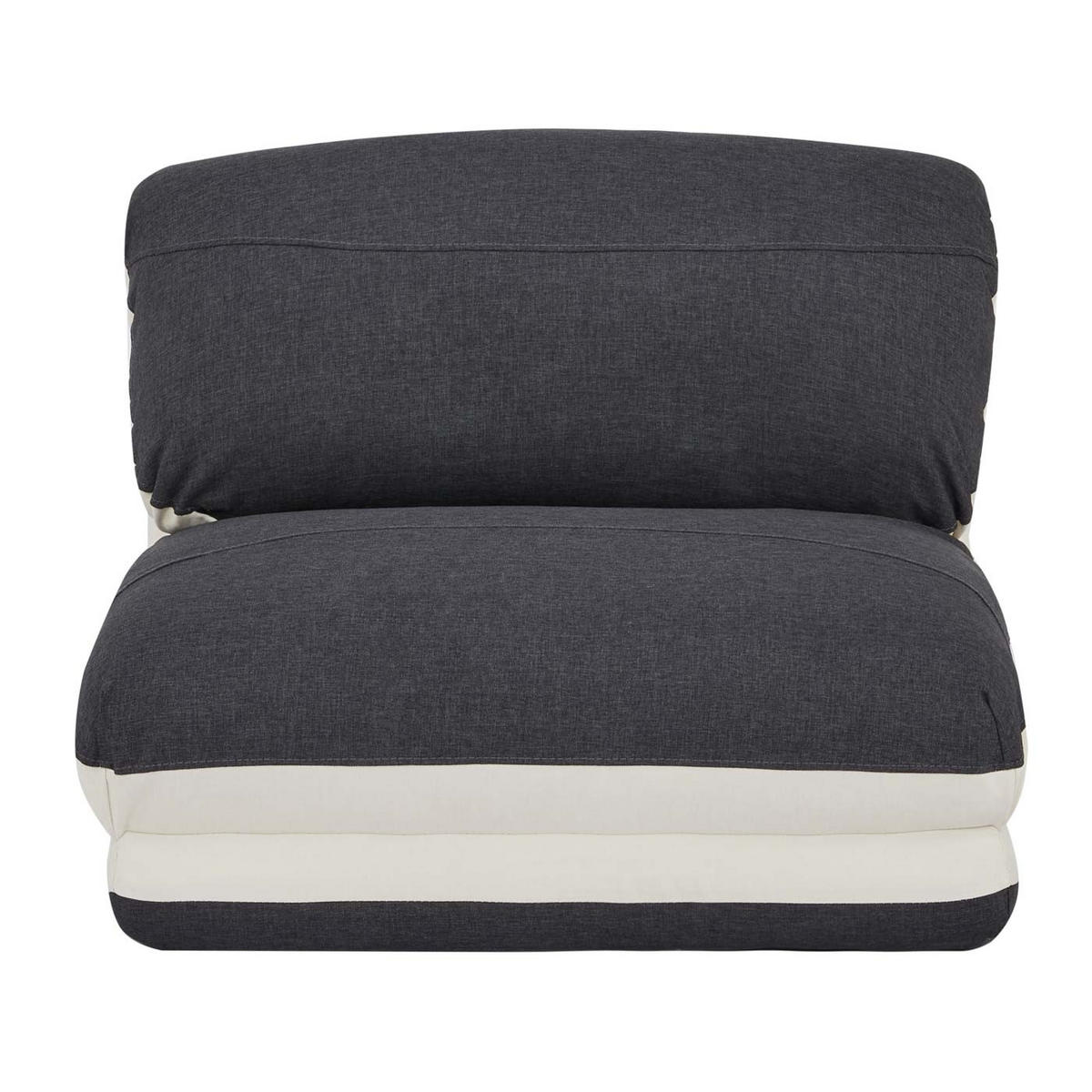 SCHLAFSESSEL Beige, Schwarz - Beige/Schwarz, Textil (75/60/75cm) - MCW