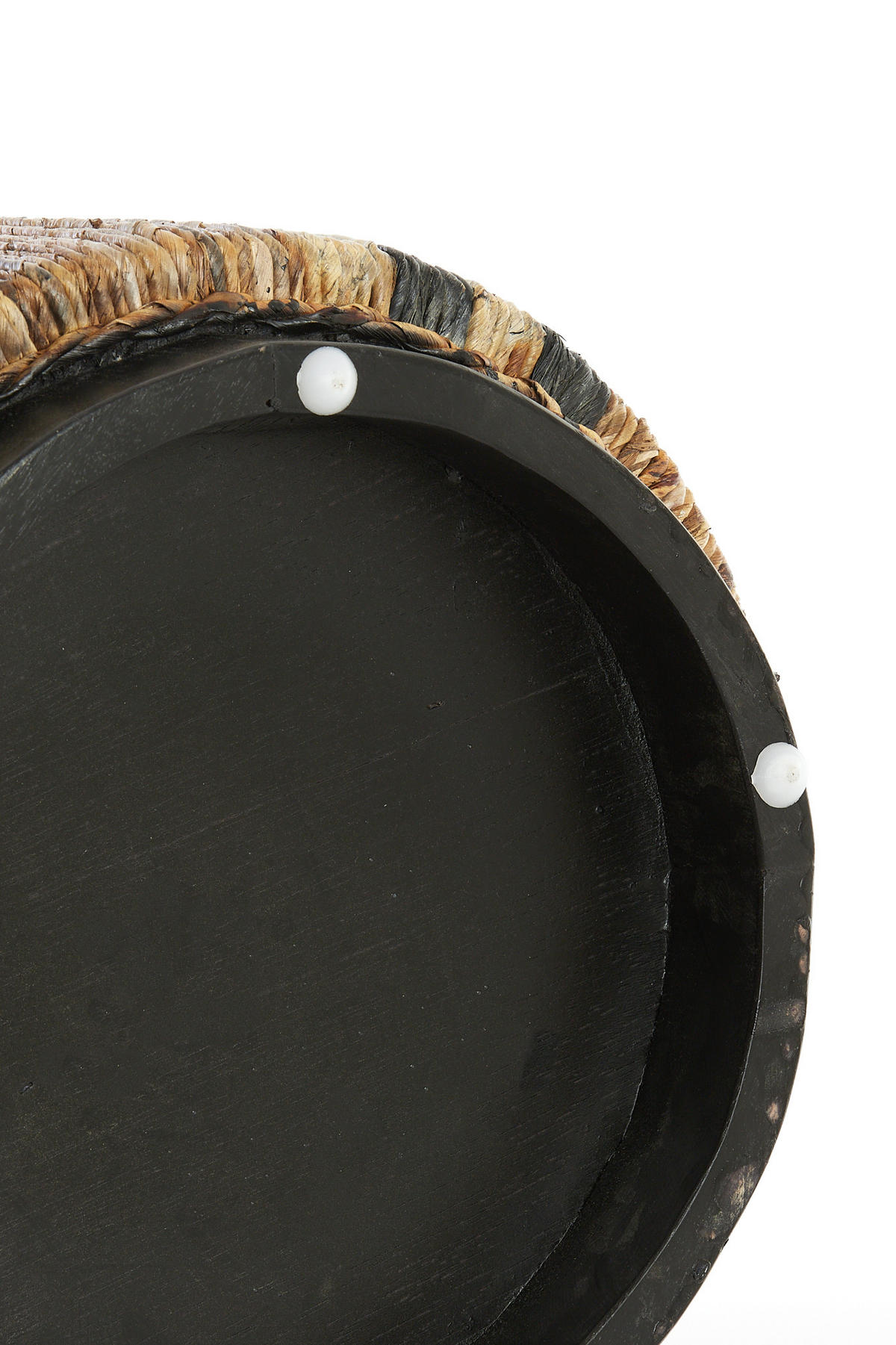 POUF Yuturi Braun 40/40/45 cm - Braun, Naturmaterialien (40/45/40cm) - Light & Living