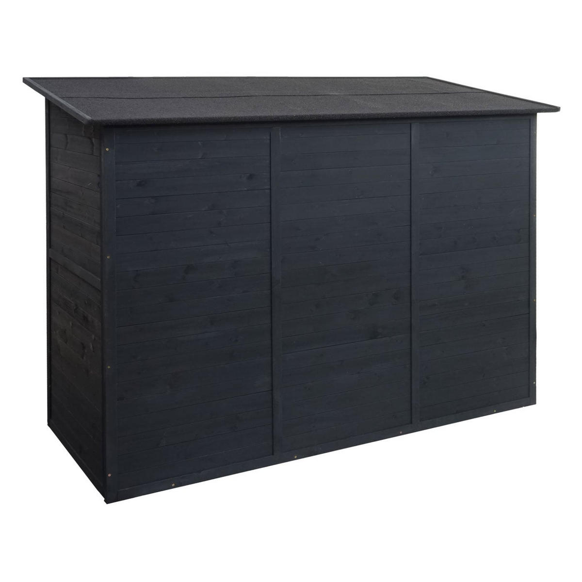 FAHRRADGARAGE 1er 152x184x98cm Anthrazit - Anthrazit, Holz (184/152/98cm) - PROREGAL