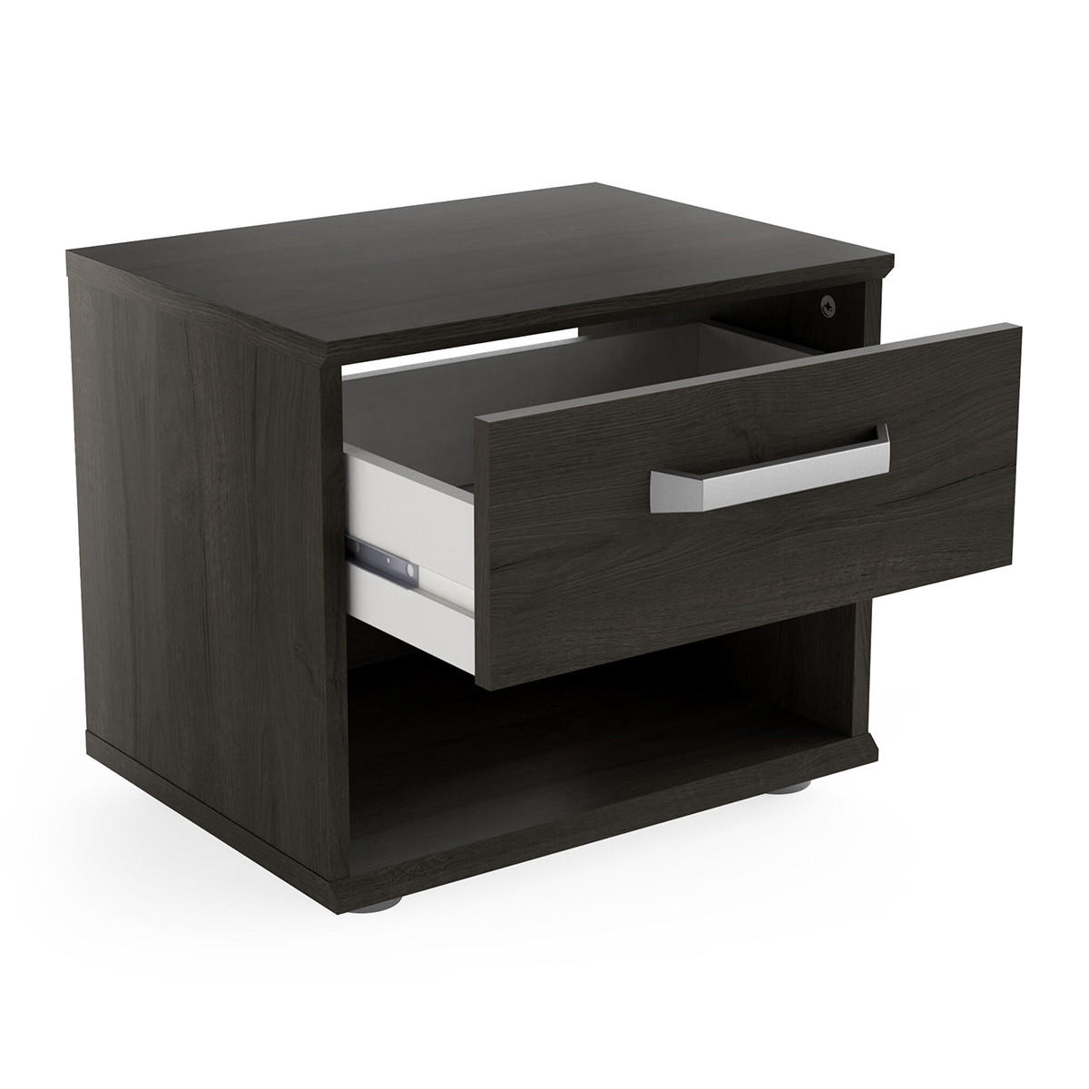 NACHTTISCH 1 Schublade und 1 Nische L43,9 cm - Richmond - Eiche Artisan, Holzwerkstoff (34.6/37.7/43.9cm) - Calicosy