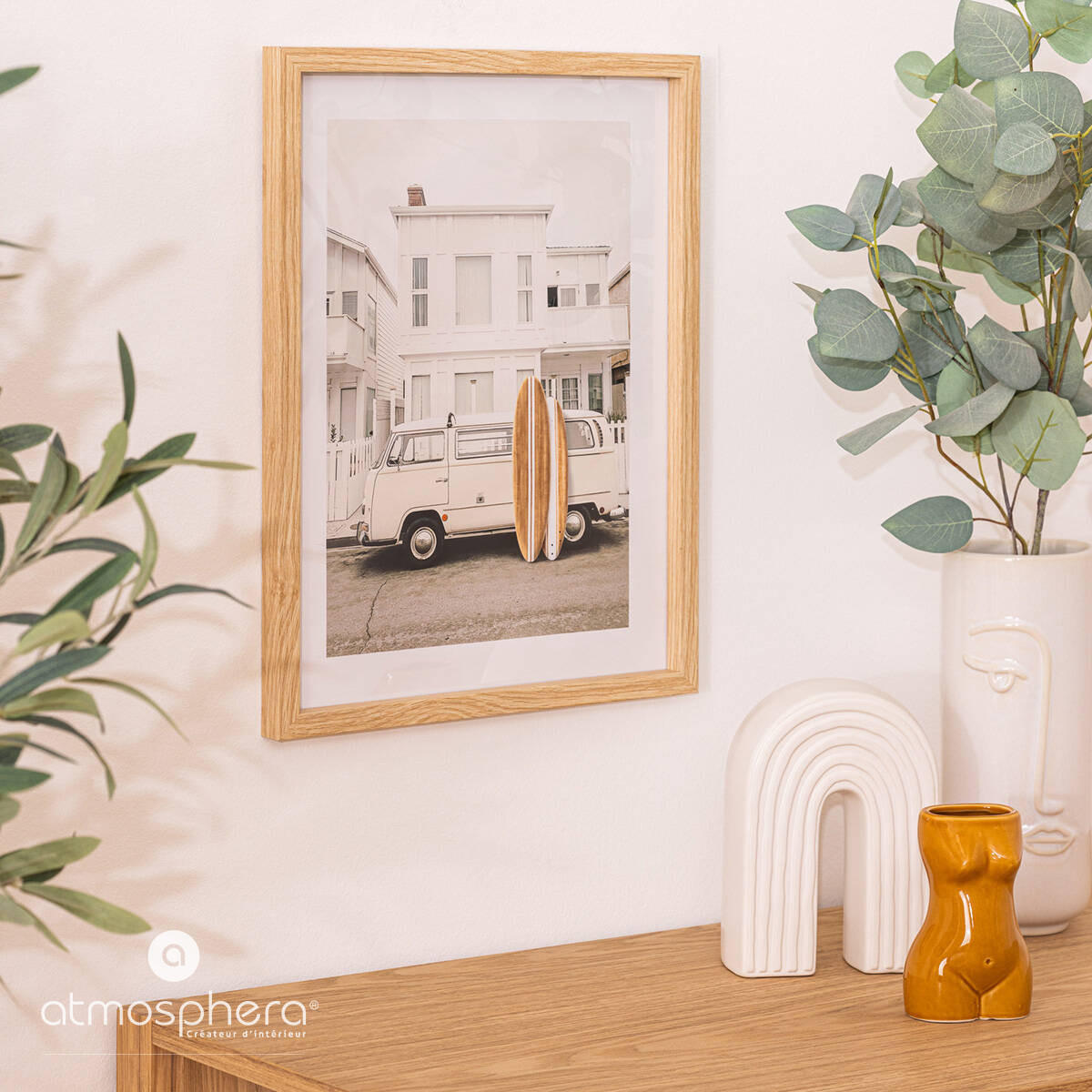 PLAKAT vivien 30/40 cm - Beige, Holzwerkstoff (2/42/32cm) - Atmosphera Createur d´interieur