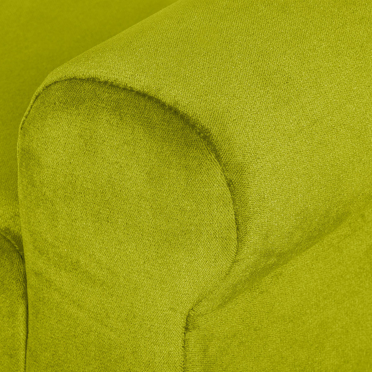 POLSTERBANK - Samt - Grün, Textil (101/51/33cm) - home24