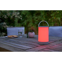 LED-AKKU-LATERNE - mit Farbwechsel und Soundsensor für stimmungsvolle Innen- und Außenbeleuchtung - Weiß, Kunststoff (10.5/10.5/17.5cm) - Northpoint