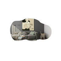 WANDSPIEGEL BABY OS 91157 - Silberfarben, Glas/Holzwerkstoff (40/72/2cm) - moebel17