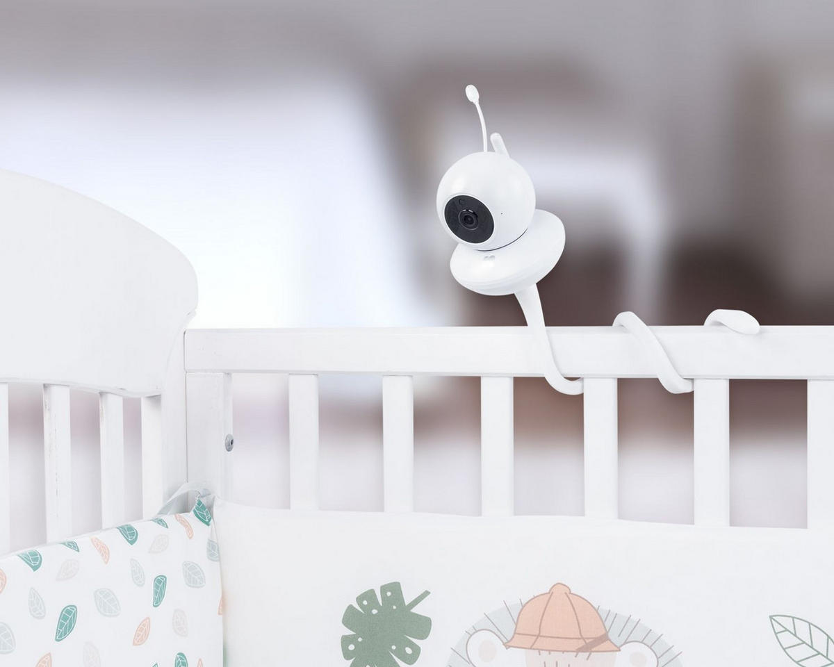 BABYPHONE Aneres weiß FHSS-Technologie, Schlaflieder, Nachtsicht, Alarm - Weiß, Kunststoff - Kikka boo