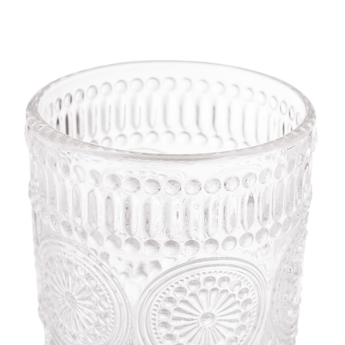 4xTRINKGLAS - Transparent, Glas - Relaxdays