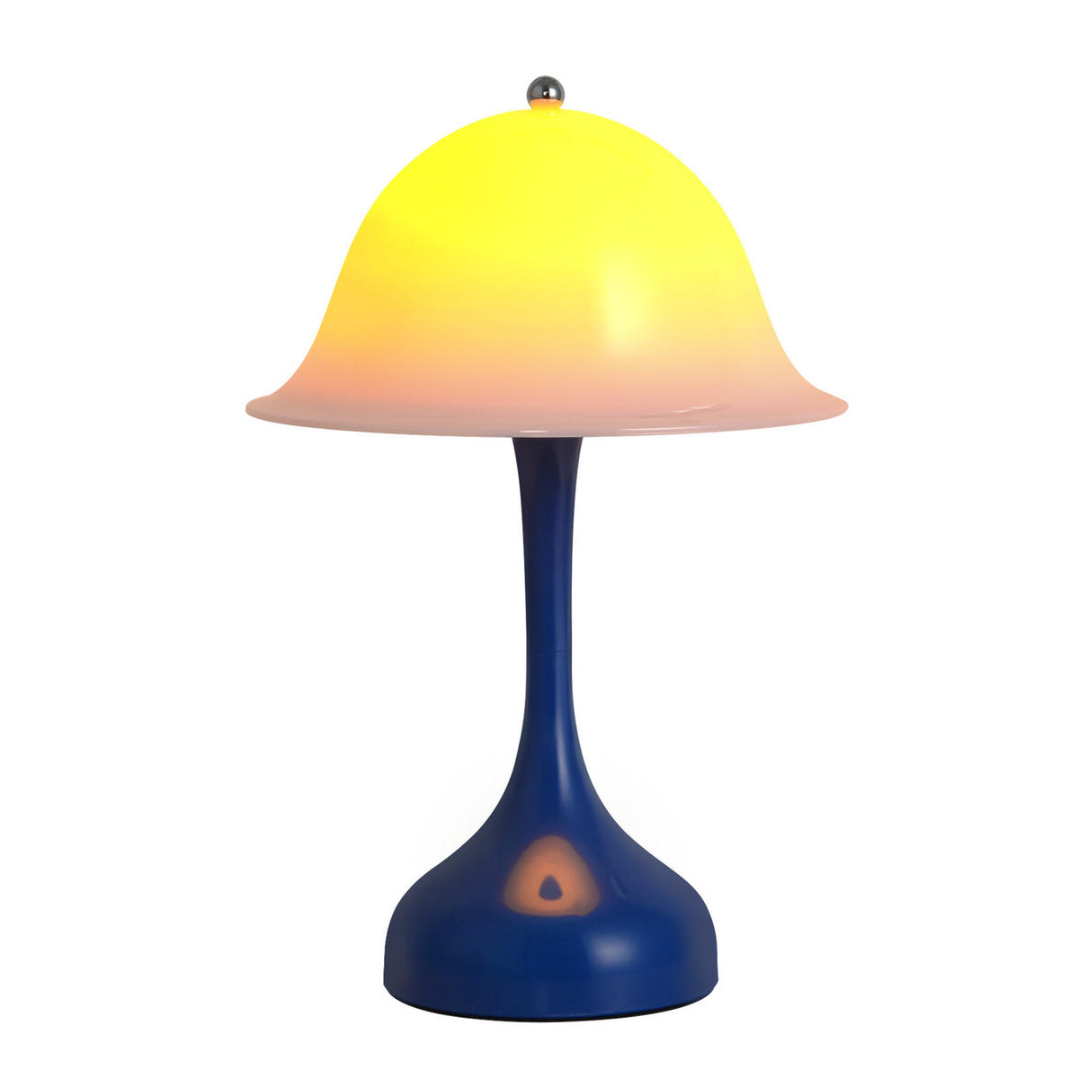 LED TISCHLAMPE Solara 16/9/24.5 cm - Blau, Kunststoff (16/9/24.5cm) - ZMH