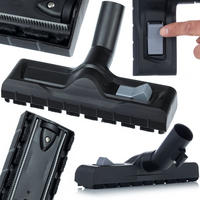 BODENDÜSE Universal - umschaltbar, 35 mm, für Hartböden und Teppiche, Nass- und Trockenaufnahme, Rollen, Parkfunktion - Multicolor, Kunststoff/Metall (10/10/10cm)