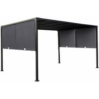 PERGOLA - MARKISE courtenay Grau - Grau, Metall (295/220/396cm) - Habitat Garten