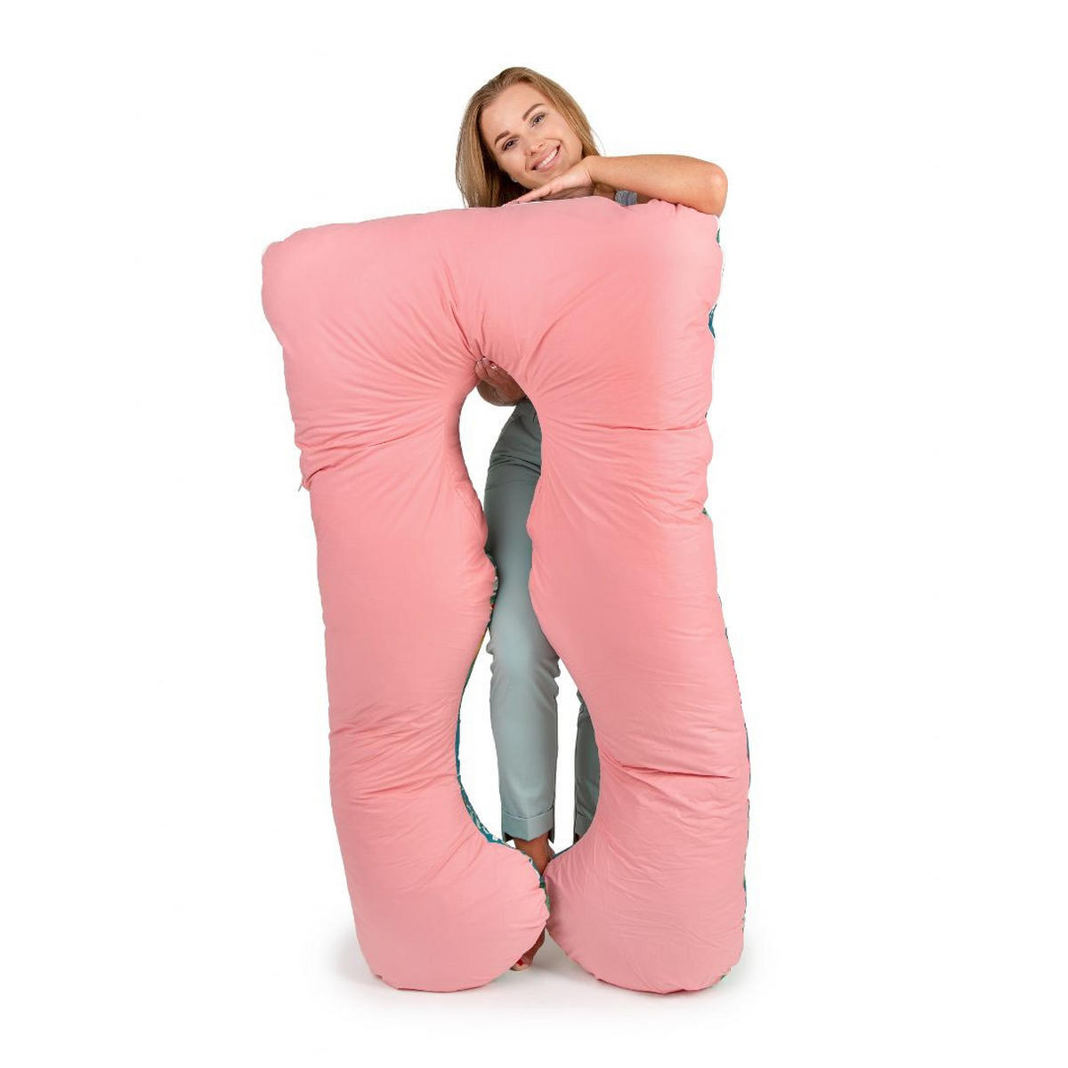 KOMFORTKISSEN - Flamingo - Multicolor, Textil (100/150cm) - KomfortKissen