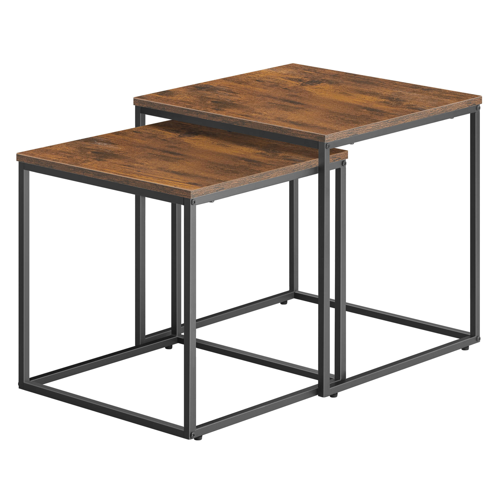 COUCHTISCH 2er Set quadratisch - Alteiche, Holzwerkstoff (50/50/50.5cm) - Mat-Haus