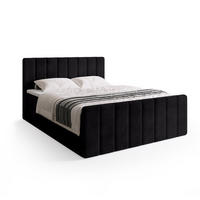 BOXSPRINGBETT Denver DUO mit Topper 180x200 Anthrazit - Anthrazit, Textil (180/200cm) - Bromarkt