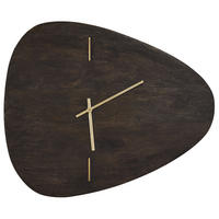 WANDUHR Mango Holz schwarz Loktak - Schwarz, Holz (56/47/1.5cm) - Beliani