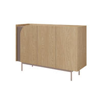 KOMMODE CARLO 07 132/90/42 cm in Frühlingseiche / Toffee - Eichefarben, Holzwerkstoff (132/90/42cm) - Deine Möbel 24