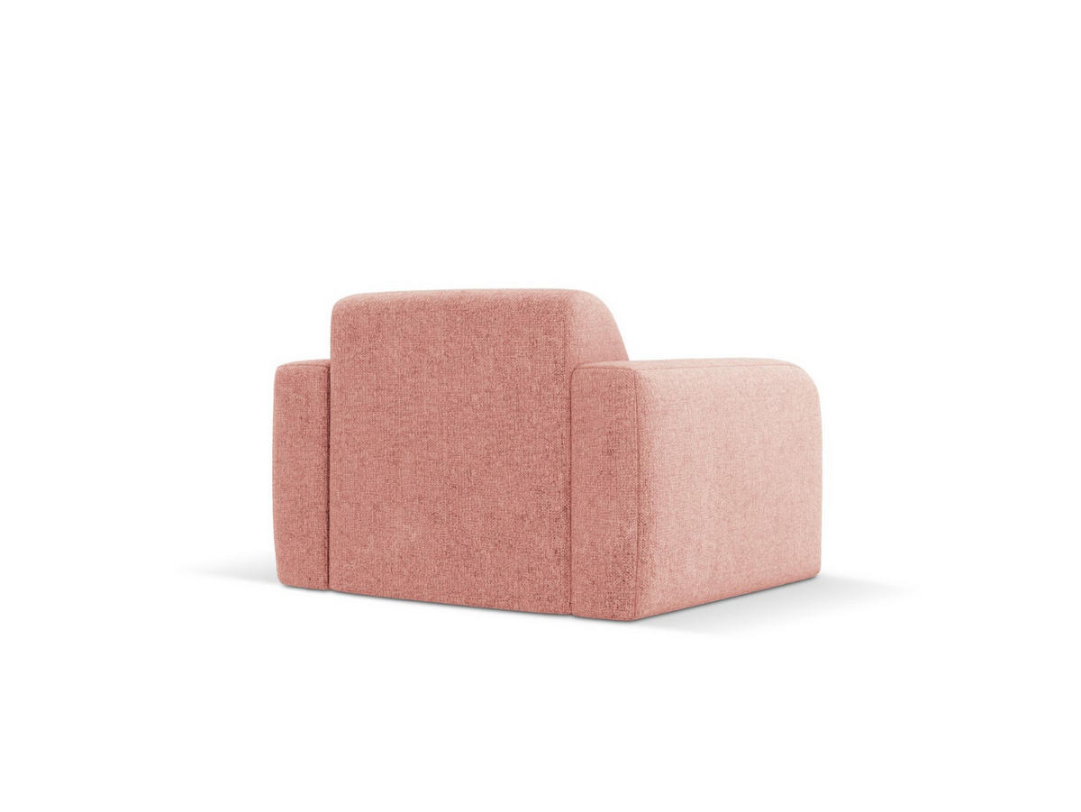 SESSEL Molino aus Chenille-Stoff rosa - Pink, Textil (95/72/105cm) - Micadoni