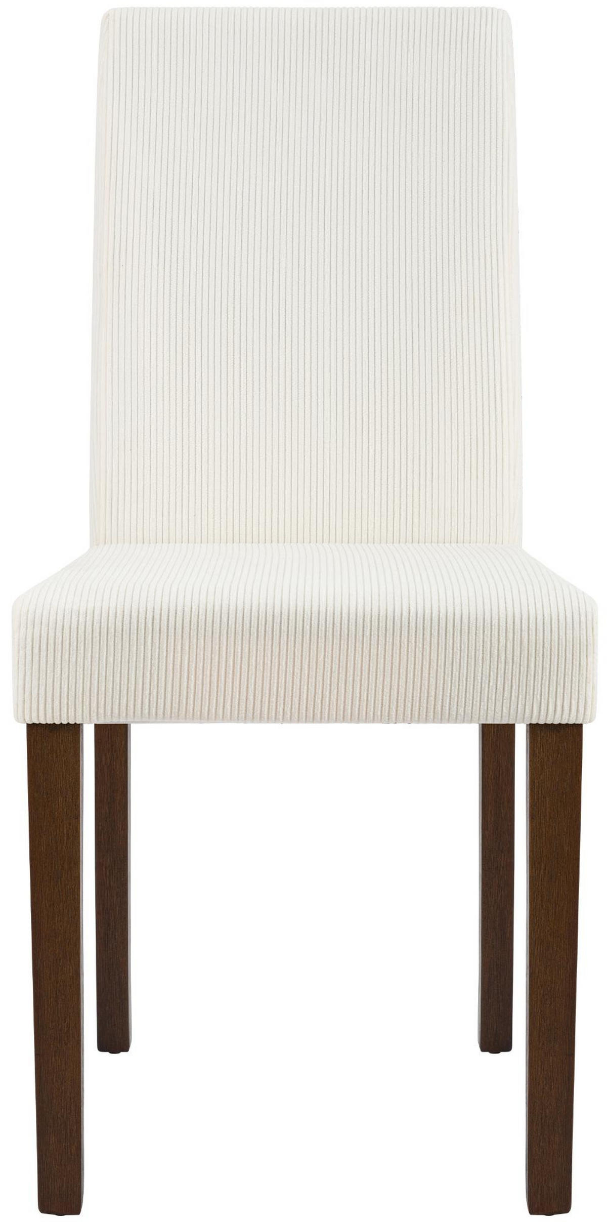 ESSZIMMERSTUHL Dalan Cord Creme Antik-Dunkel Wohnzimmerstuhl - Creme, Textil (41/91/47cm) - DELUKE