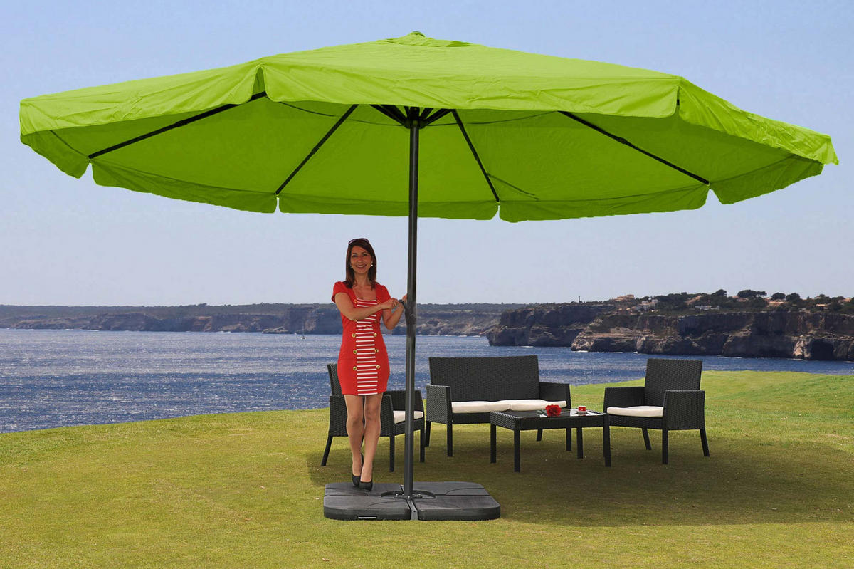 SONNENSCHIRM PRO Grün - Grün, Textil (500/500cm) - MCW