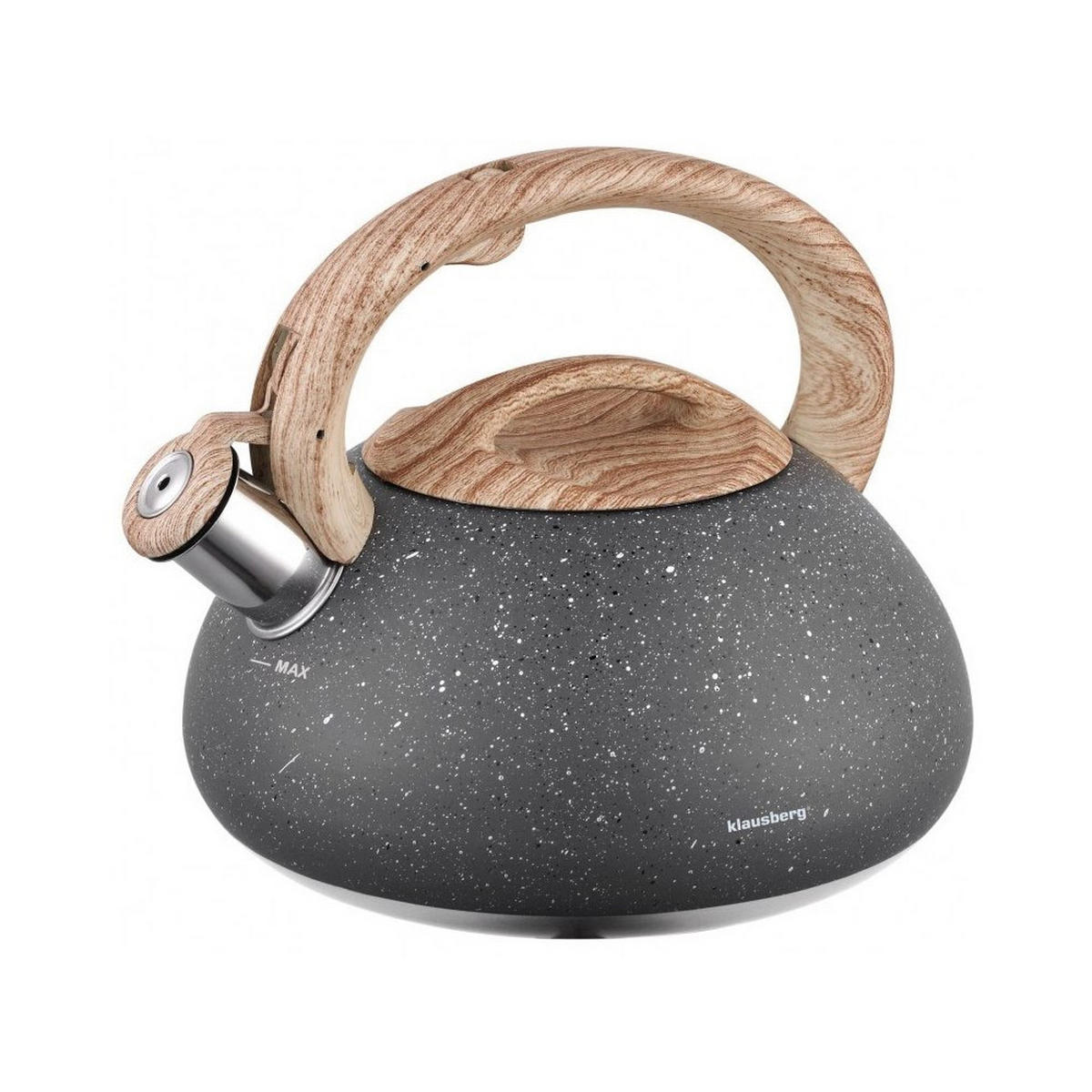WASSERKESSEL Grau 20/20/25 cm KB7250 - Grau, Metall (20cm) - Klausberg 