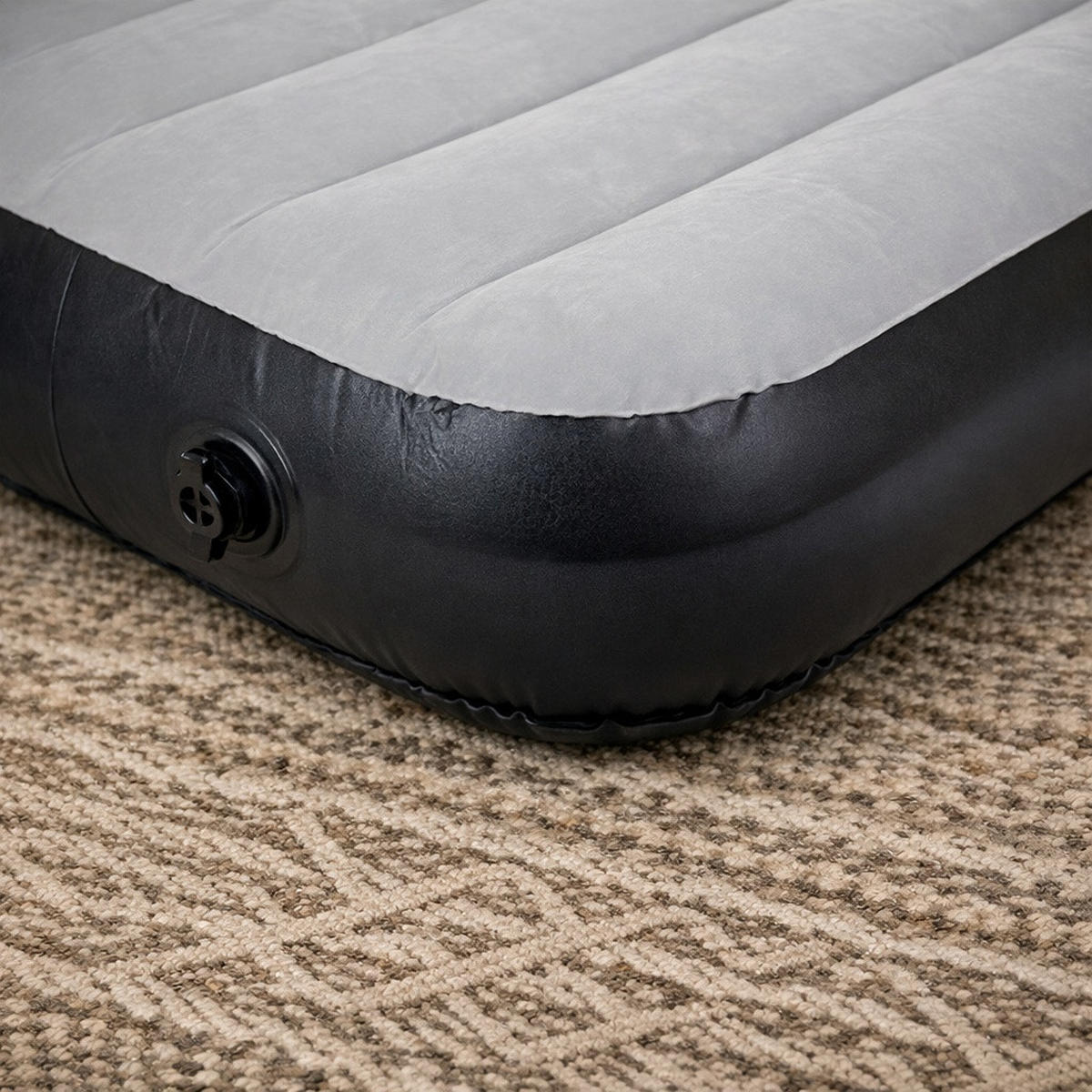 LUFTBETT Luftmatratze Camping BeamRest grau 191x99x25cm - Grau, Kunststoff (99/191cm) - Avenli
