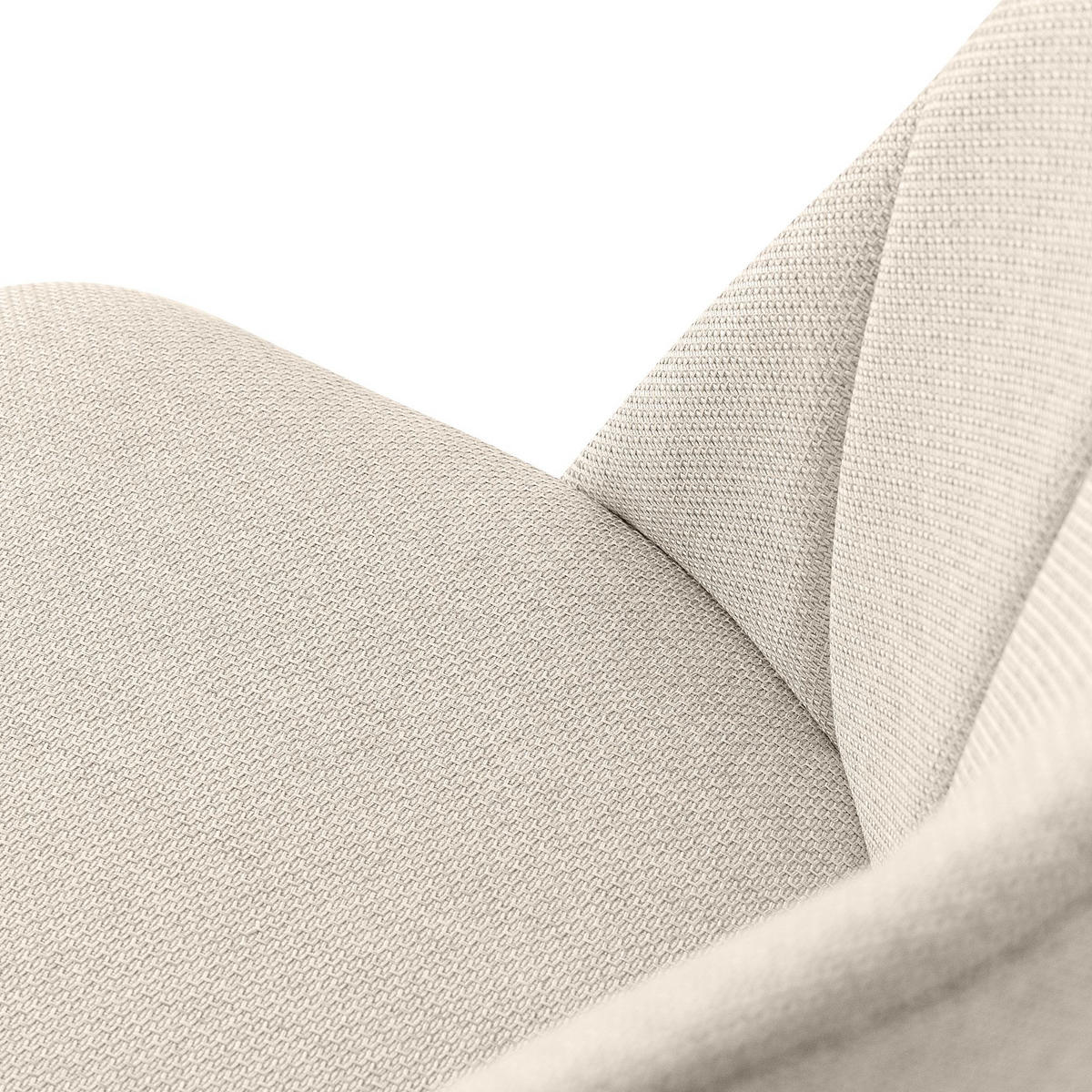 POLSTERSTUHL SPENO Esszimmerstühle 2er Set - Beige/Schwarz, Holz/Textil (52/85/58cm) - KONSIMO®