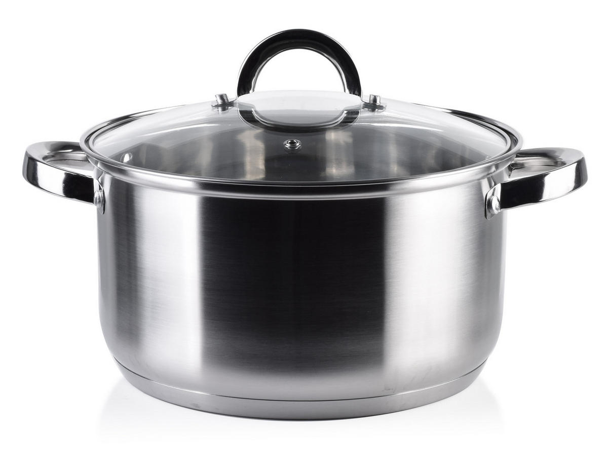 TOPF Basic Kitchen Silber 26/26/15 cm Metall - Silberfarben, Metall (26/26/15cm) - Mondex