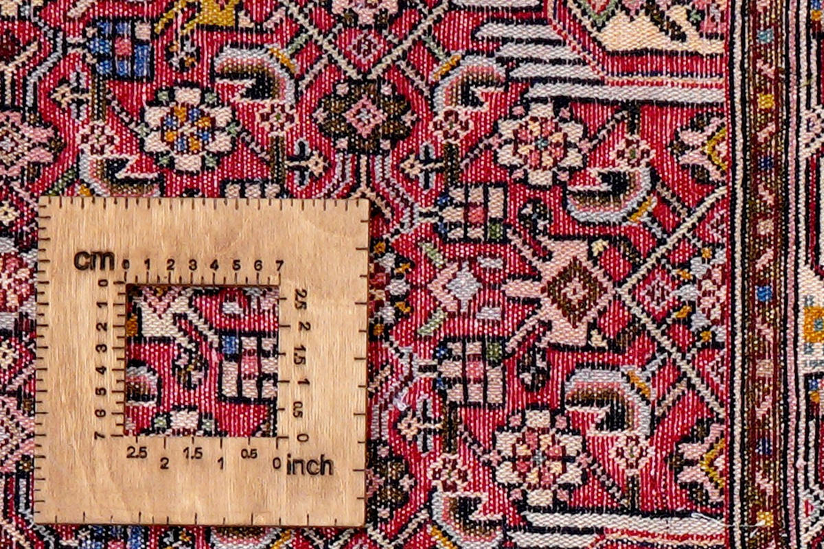 LÄUFER Orient handgeknüpft Assadabad Rot 201/77 cm Schurwolle - Rot, Textil (77/201cm) - Looma