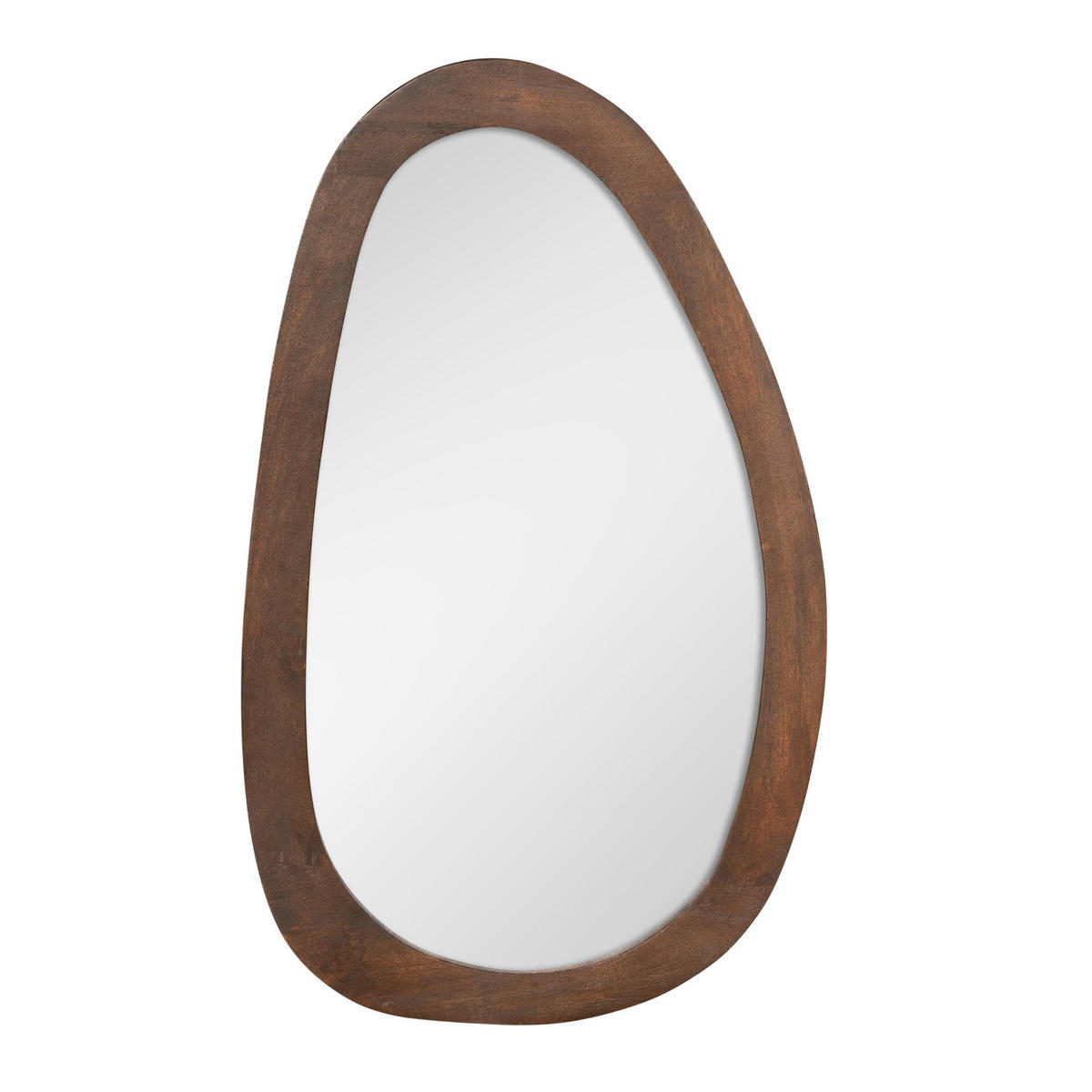 SPIEGEL Lou Braun 3/100/60 cm - Dunkelbraun, Holz (100/60/3cm) - Starfurn