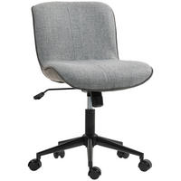 BÜROSTUHL mit Wippfunktion, Dunkelgrau - Dunkelgrau, Kunststoff (47/89/60cm) - HOMCOM