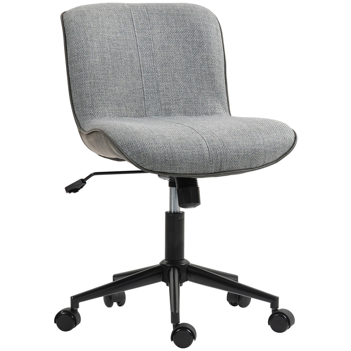 BÜROSTUHL mit Wippfunktion, Dunkelgrau - Dunkelgrau, Kunststoff (47/89/60cm) - HOMCOM