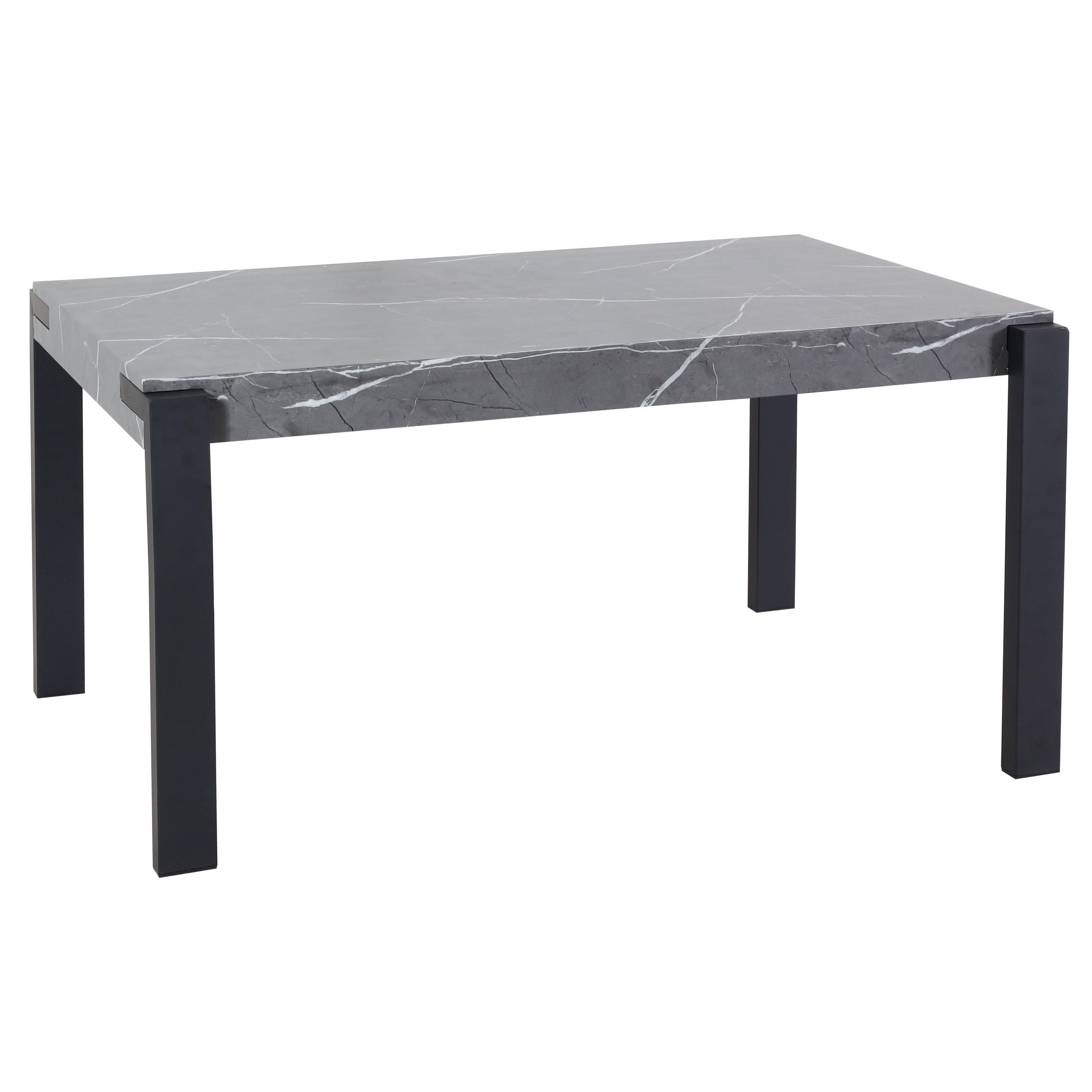 ESSTISCH rechteckig Grau - Grau, Holzwerkstoff (80/140/76cm) - MCW