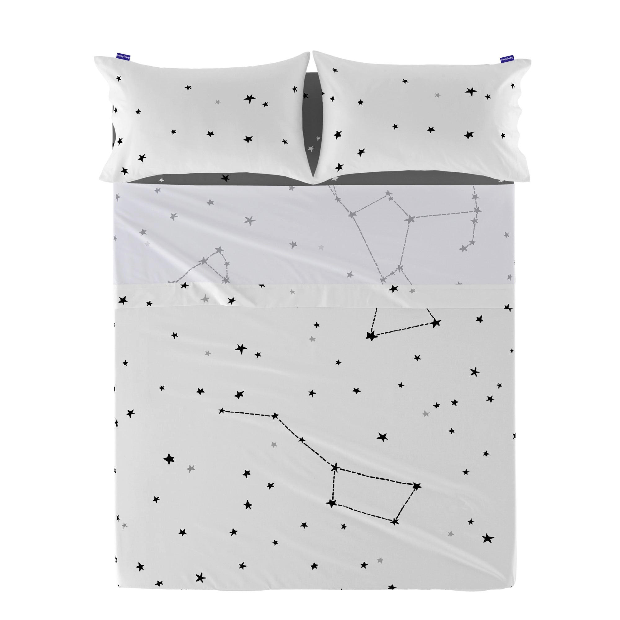 OBERBETTLAKEN constellation 180x270 cm mehrfarbig - Multicolor, Textil (180/270cm) - Happy Friday