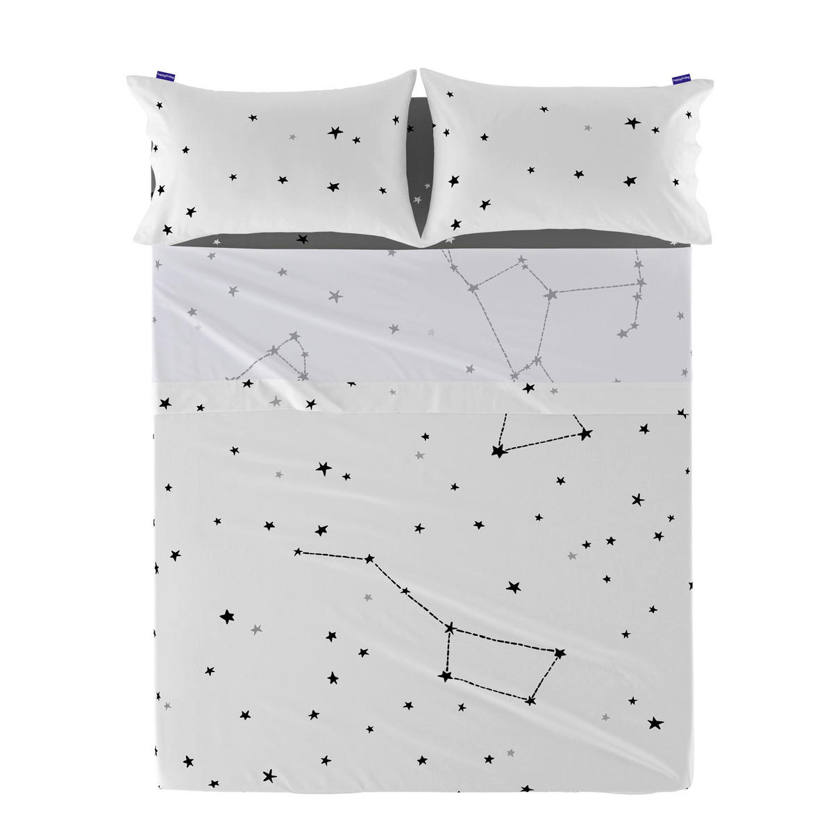 OBERBETTLAKEN constellation 180x270 cm mehrfarbig - Multicolor, Textil (180/270cm) - Happy Friday