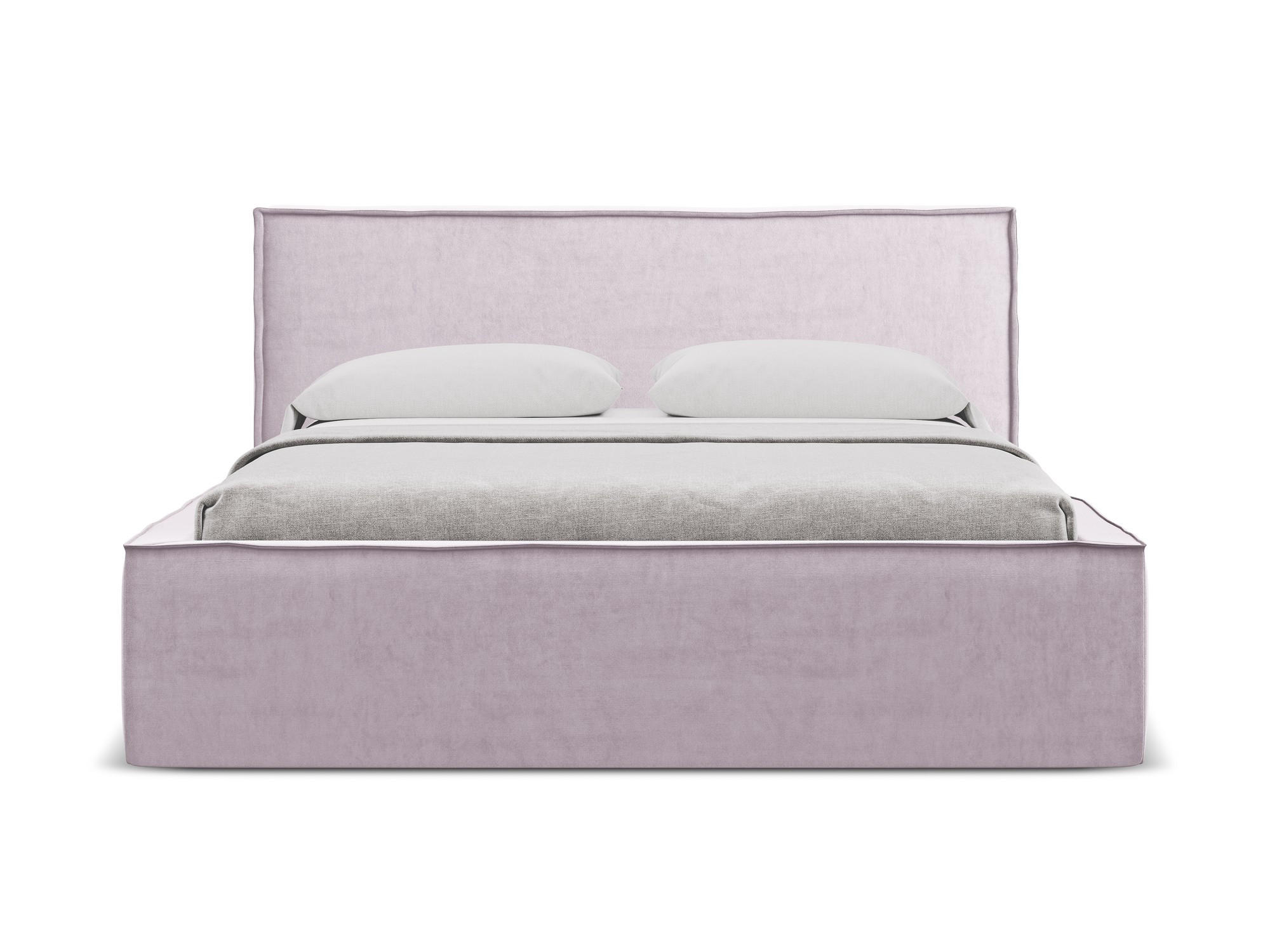 POLSTERBETT mit Bettkasten und Lattenrost 180x228 Violett - Lila/Flieder, Kunststoff/Textil (160/200cm) - Makamii