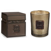 DUFTKERZE Amarillo Ø 8 cm - Braun, Glas (8/9cm)