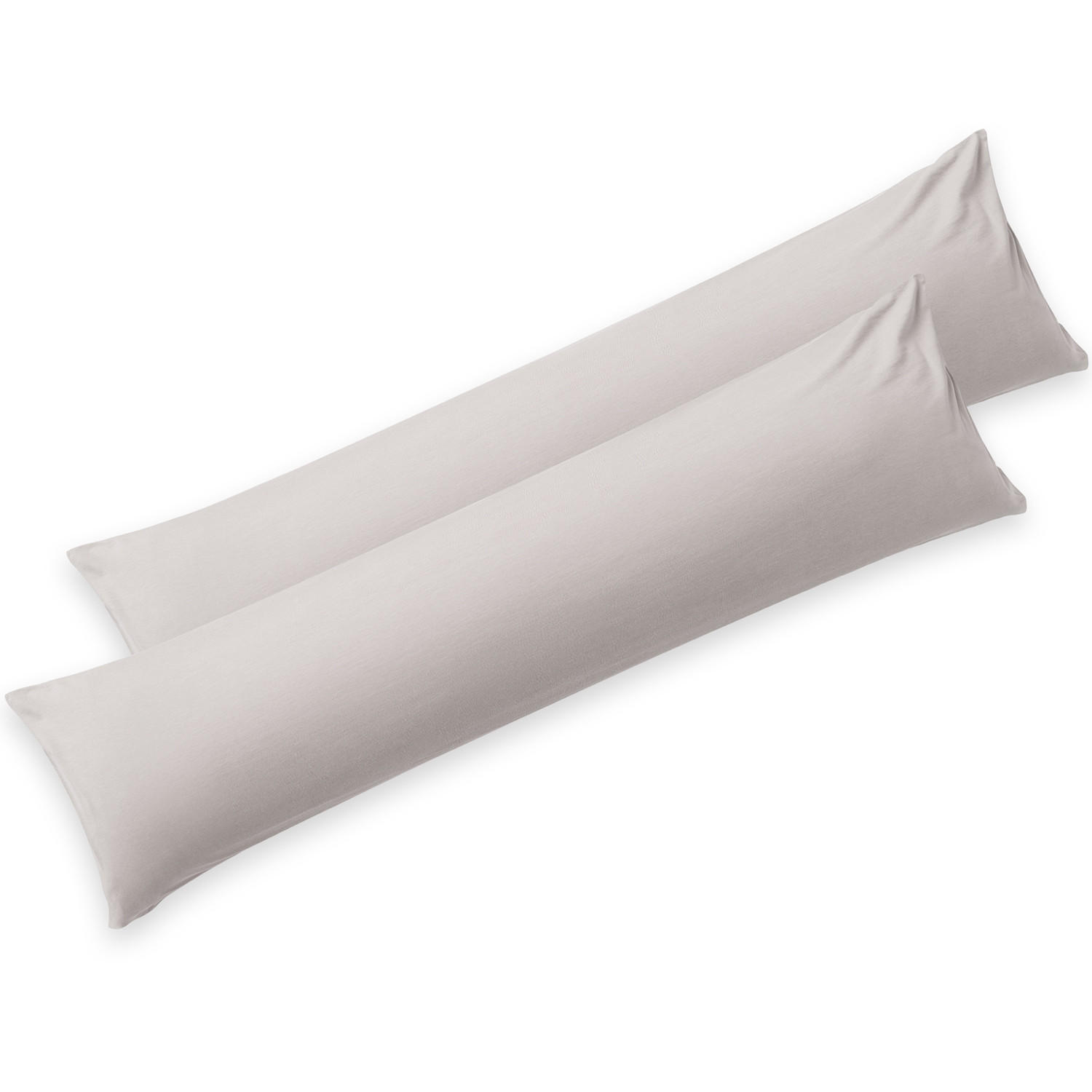 KISSENBEZUG Agneta 40/40 cm, 2er-Set, 100% Baumwolle, Hellgrau - Hellgrau, Textil (145/40cm) - Blumtal