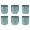 TASSE (6er-Set) Bom Dia 180 ml - Türkis, Keramik (0.18L) - Butlers