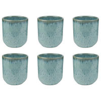 TASSE (6er-Set) Bom Dia 180 ml - Türkis, Keramik (0.18L) - Butlers