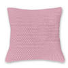 KISSENHÜLLE Strick rosa 45/45 cm mit Reißverschluss - Pink, Textil (45/45cm) - wometo