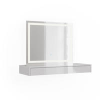 TOALETNÍ STOLEK Sherry Bílá - bílá, kompozitní dřevo (100/12/40.1cm) - Vicco