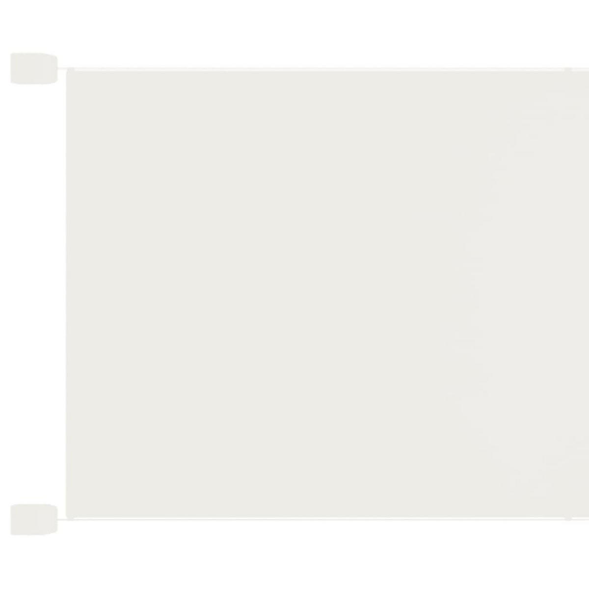 SENKRECHTMARKISE Weiß 140x800 cm Oxford-Gewebe - Weiß, Textil (800/140/800cm) - furnicato