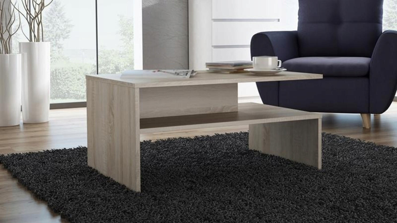 COUCHTISCH OLA Sonoma Eiche 100/48/50 cm - Sonoma Eiche, Holzwerkstoff (48/100/50cm) - Matkam Möbel