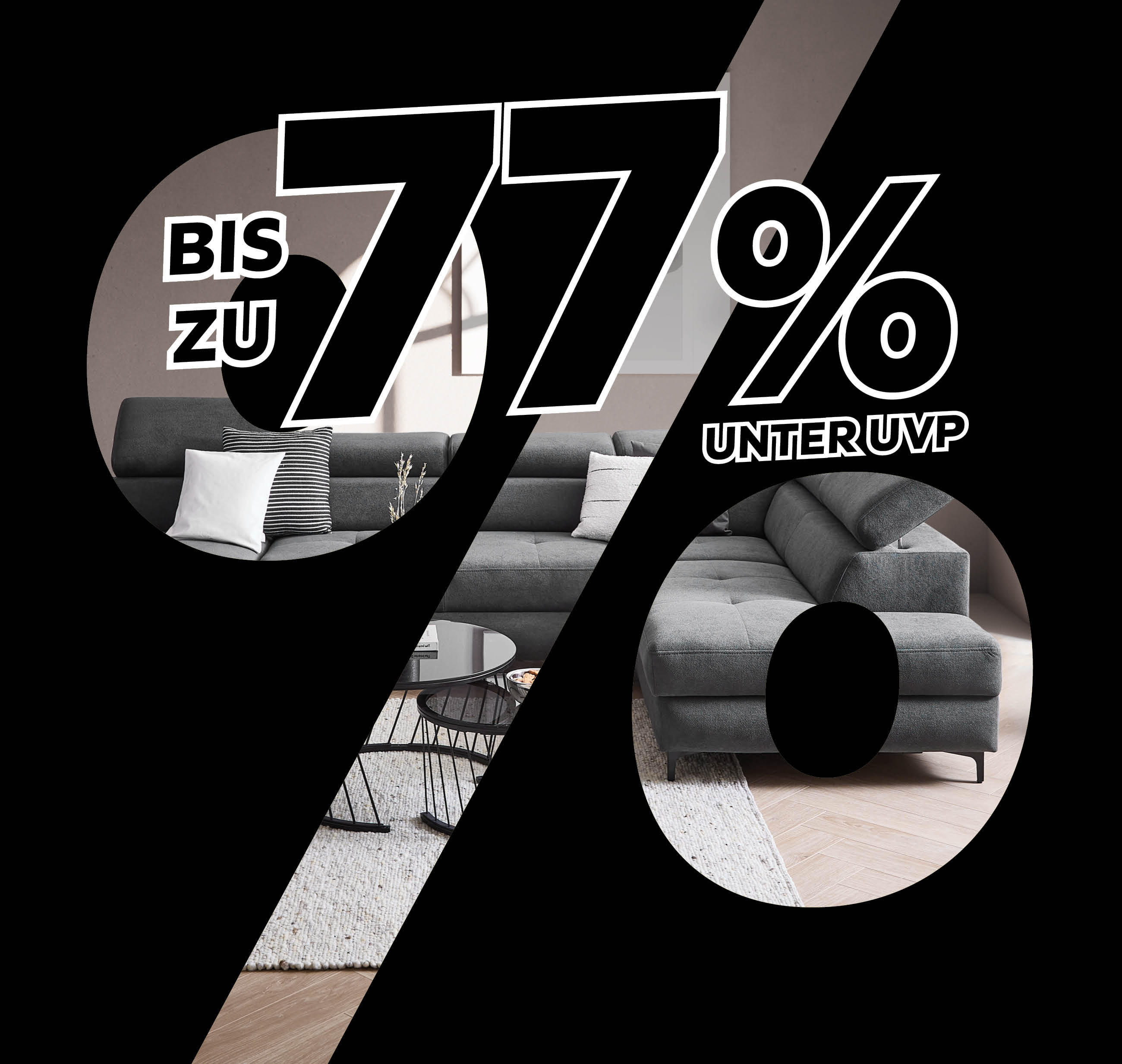 Bis zu 77% unter UVP