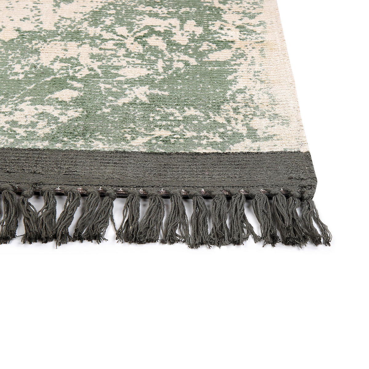 KURZFLOR-TEPPICH Akarsu 150/80 cm - Grün, Naturmaterialien (80/150cm) - Beliani