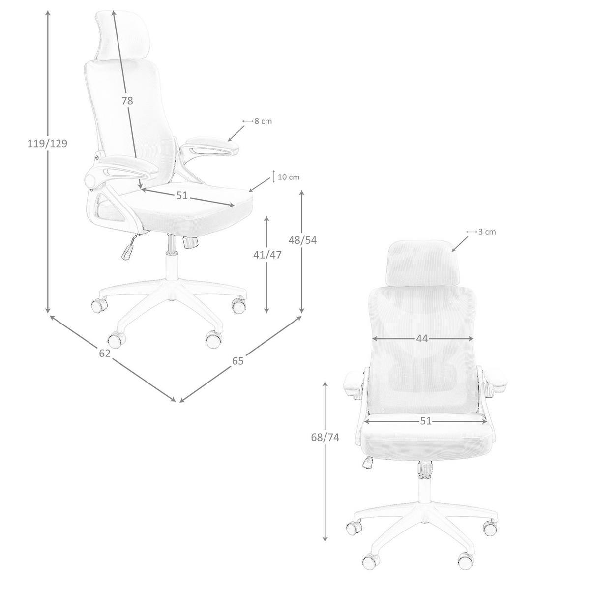 CHEFSESSEL asymmetrisch Grau 65/62/119 cm - Grau, Kunststoff/Textil (65/119/62cm) - ANGEL CERDA