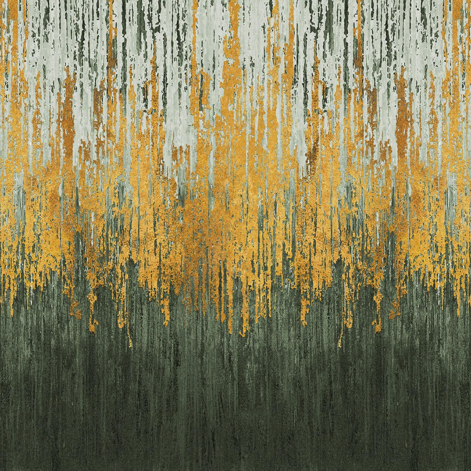FOTOTAPETE Stein-Optik 424 x 280 cm - Goldfarben, Papier (424/280cm) - Sanders & Sanders