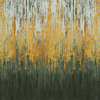 FOTOTAPETE Stein-Optik 424 x 280 cm - Goldfarben, Papier (424/280cm) - Sanders & Sanders