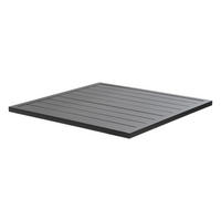 TISCHPLATTE, Schwarz - Schwarz, Metall (70/70/3cm) - Oviala