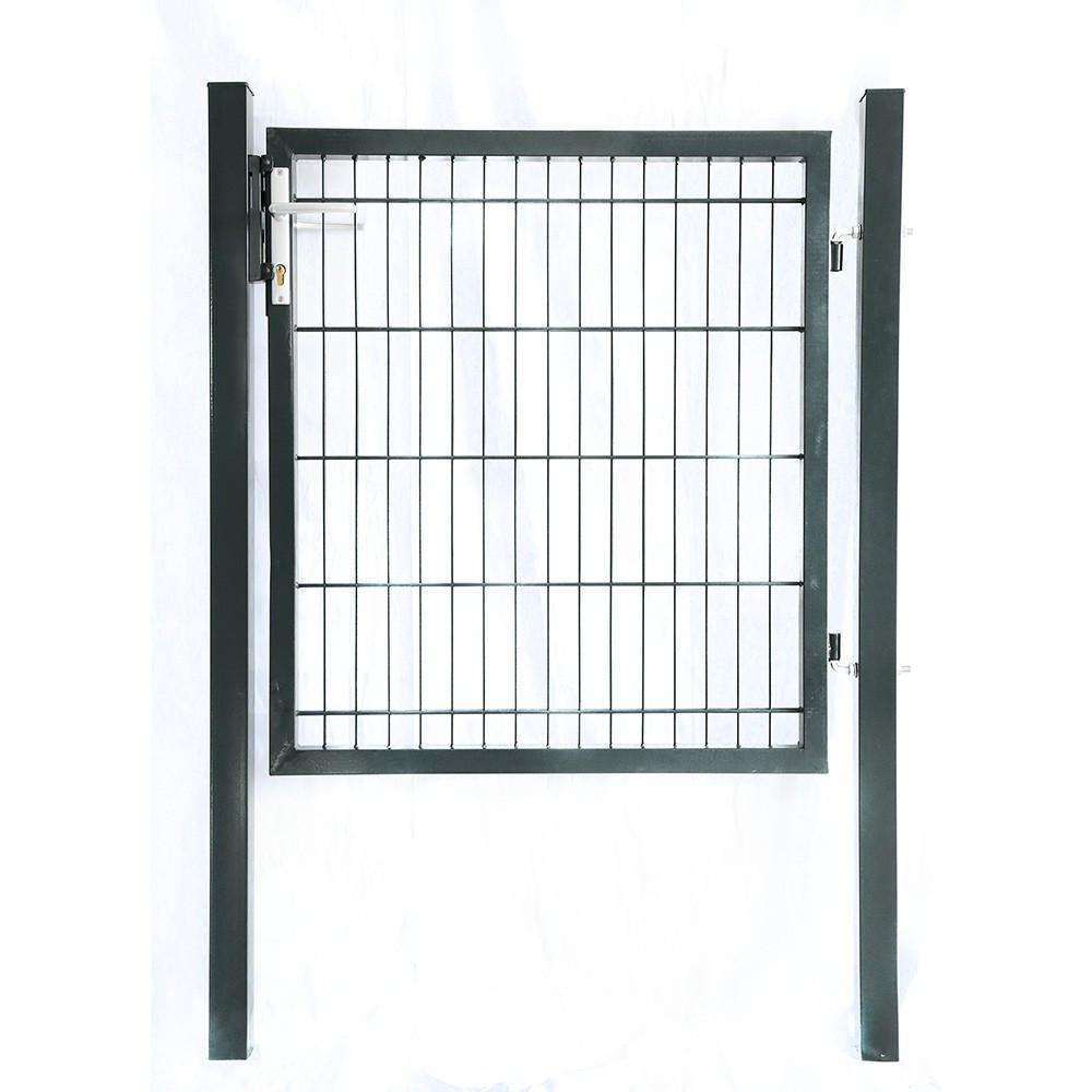 DOPPELSTABMATTEN GARTENTOR PORTARIUS - Größe: 160 cm, Farbe: Anthrazit - Anthrazit, Metall (210/6cm) - Home Deluxe