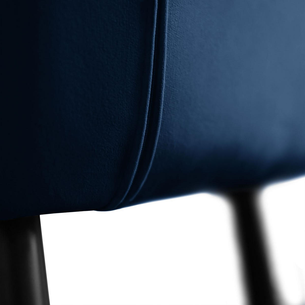 ARMLEHNENSTUHL TOKIO - Blau/Schwarz, Textil (60/96/46cm) - Lookway