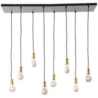 PENDELLEUCHTE Darcia 99815/06 - Schwarz, Metall (110/34.8/133cm) - Brilliant